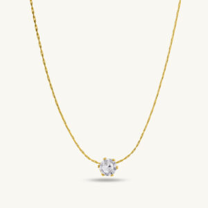 Delicate Diamond Studded Necklace